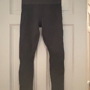 Athleta pants women’s medium gray silver metallic shimmer pants